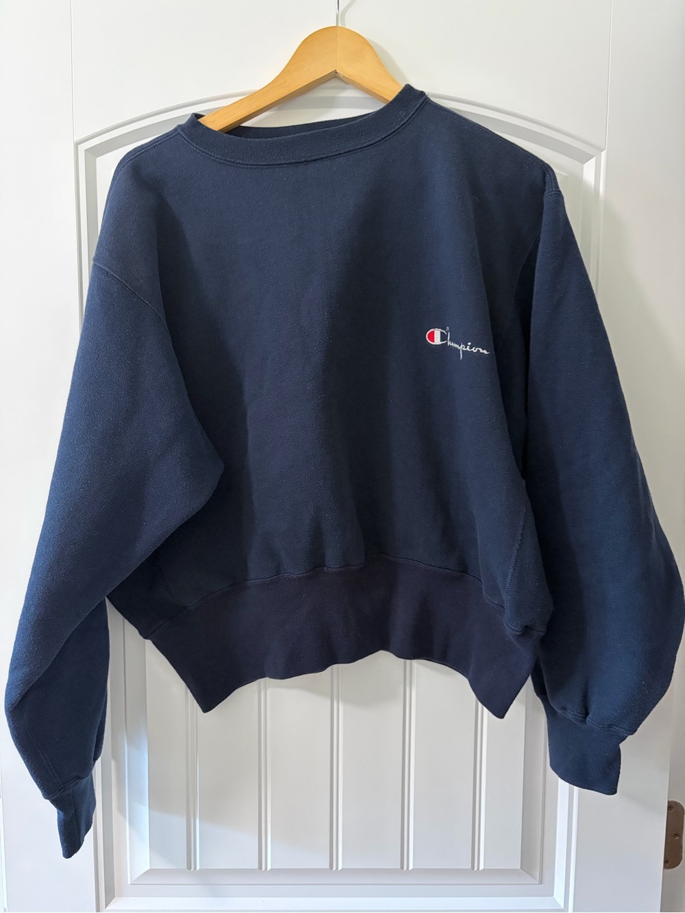 Vintage 80’s-90’s Champion Cropped Sweatshirt Size Medium